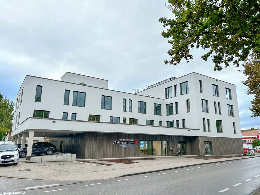 neugebautes Bürogebäude RUCH NOVAPLAST