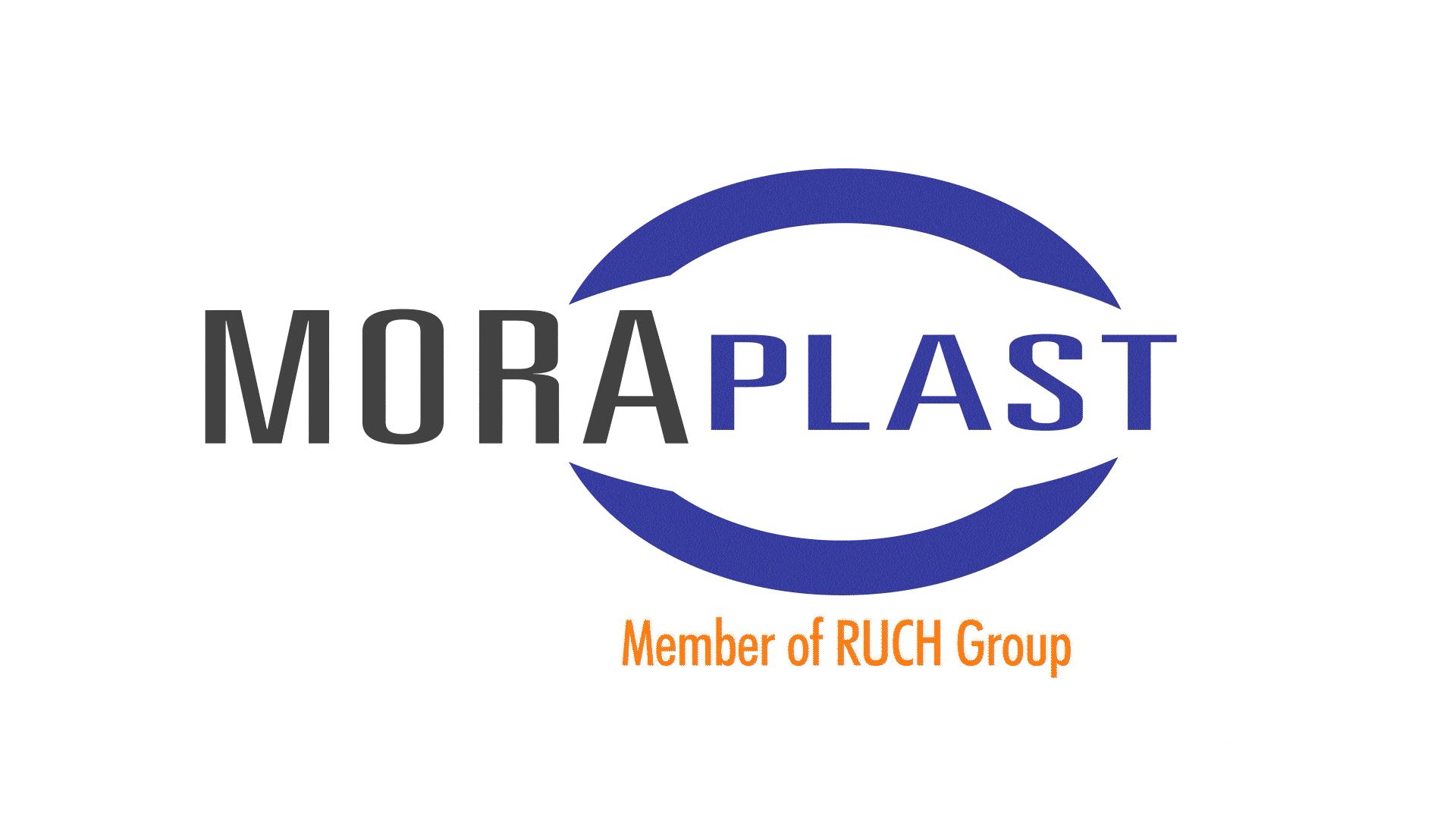 Animation des Logos von unserem tschechischen Tochterunternehmen MORAplast zu RUCH MORAPLAST